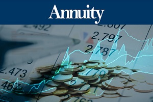 word annuity is a part of stock market vocabulary in stock photo