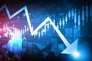 stock market touching low