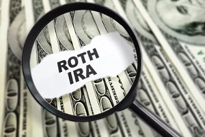 roth ira note under magnifying glass