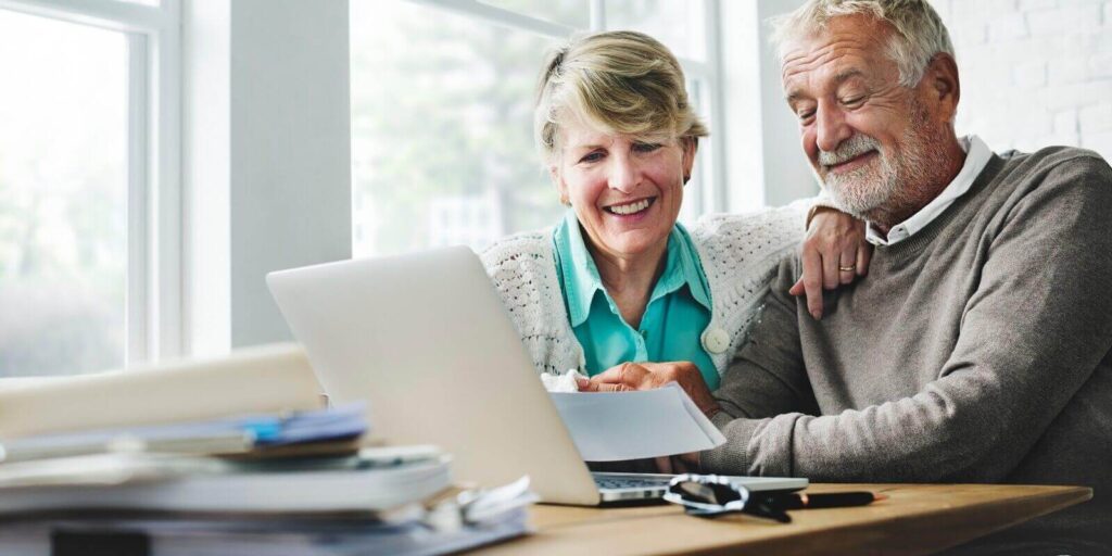 retirement senior couple lifestyle living concept